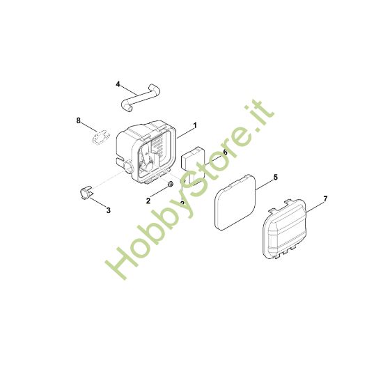 Picture of B - Filtro aria EVC 200.1 (EVC200-0002)